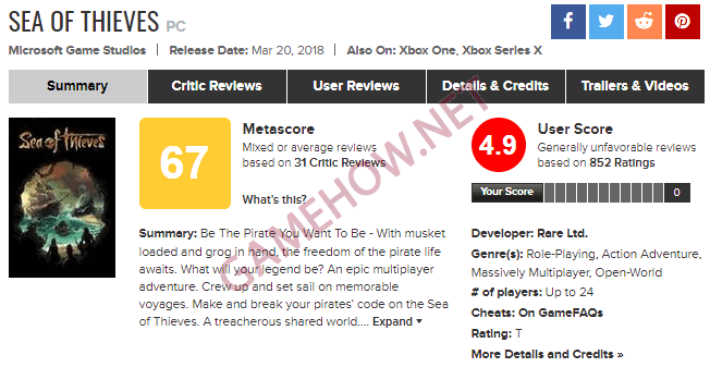 review sea of thieves png