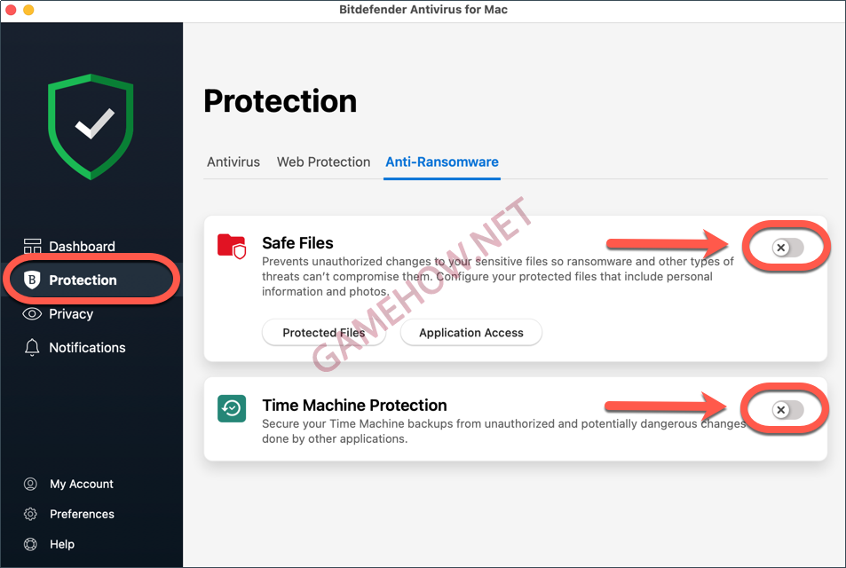 cach tat diet virus bitdefender antivirus png