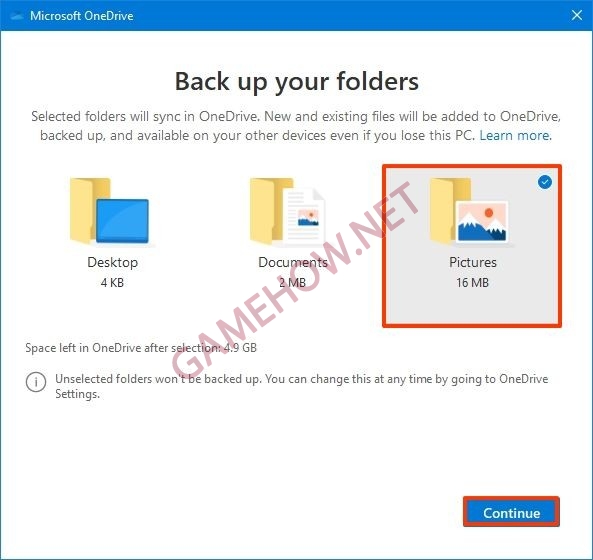 cach dong bo hoa du lieu len onedrive 3 jpg