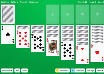 Chơi game Solitaire online, trò chơi xếp bài nhện đỉnh cao trí tuệ