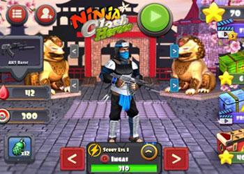 Chơi game Ninja Clash Heroes online đấu trường đại chiến nhẫn giả