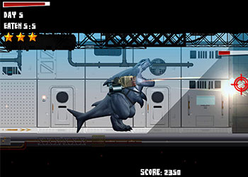Chơi ngay Sharkosaurus Rampage online, cuộc chiến điên rồ