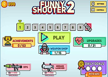 Chơi game Funny Shooter 2 online bắn súng 3D phiên bản mới