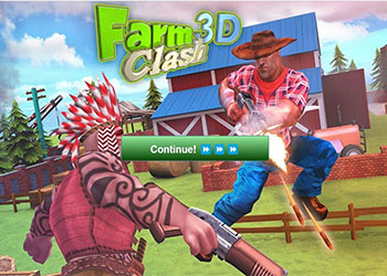Chơi game Farm Clash 3D online, game bắn súng tổ đội trên nông trường