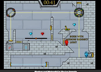 Chơi game Lửa và Nước 3 online, trò chơi mạo hiểm 2 người