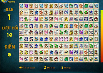 Chơi game Pikachu Classic online, trò chơi ghép hình cực thú vị