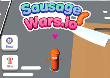 Chơi game Sausage Wars.io online, trò chơi đại chiến xúc xích đầy vui nhộn