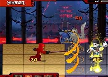 Chơi game Ninjago đánh nhau online, chiến đấu với yêu quái