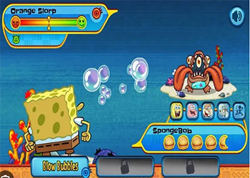Chơi Spongebob hòn đảo quái vật online, trò chơi chiến thuật hay nhất