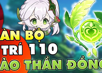 Vị Ttrí 110 Thảo Thần Đồng Genshin Impact bao chuẩn