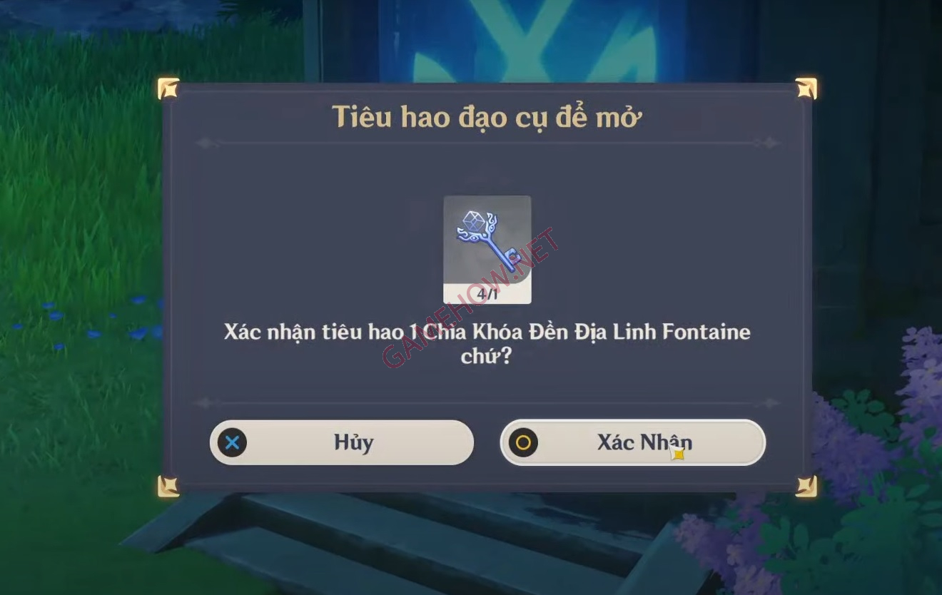 Chia khoa va den dia linh Fontaine jpg