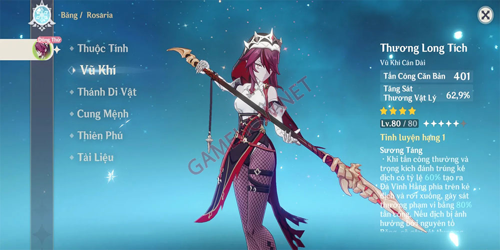 Rosaria Genshin Impact | HoYoLAB