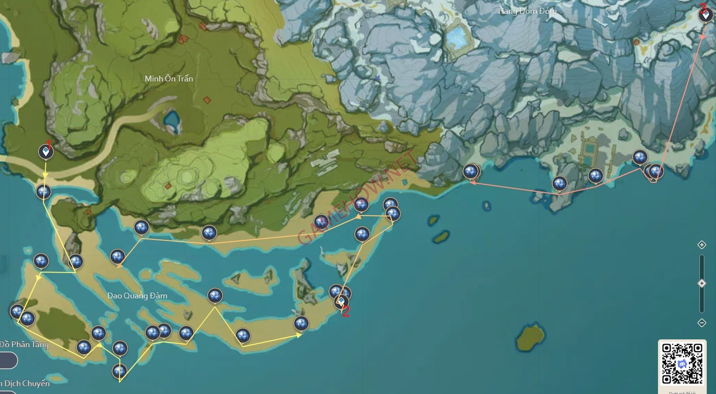 Oc sao o Dao Quang Dam va ven 20bien Long tich tuyet son jpg