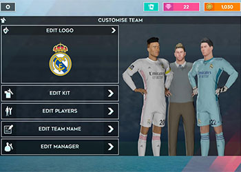 Kit Real Madrid Dream League Soccer, logo DLS 2023