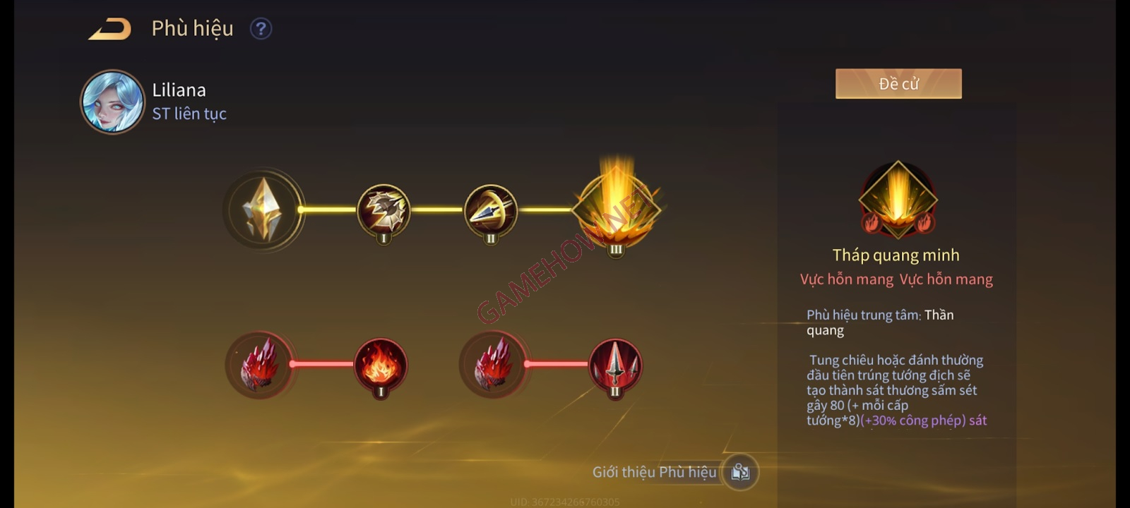 phu hieu chuan nhat cua Liliana jpg