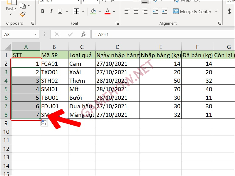 danh so thu tu trong excel 4 jpg