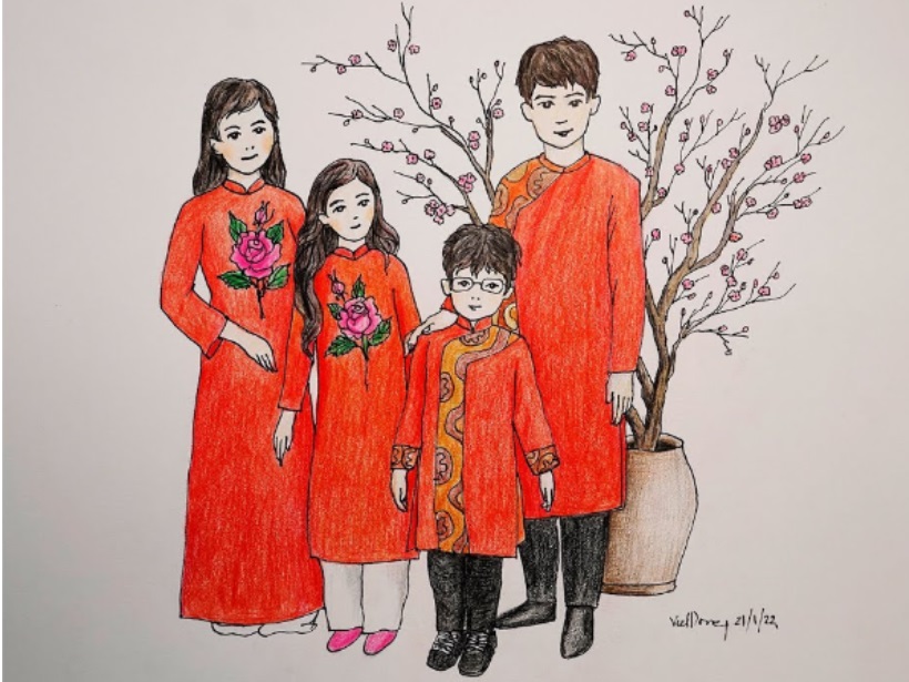 ve tranh gia dinh 16 jpg