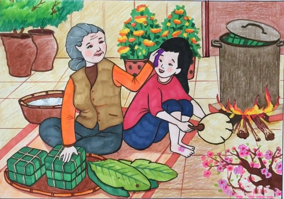 ve tranh gia dinh 23 jpg