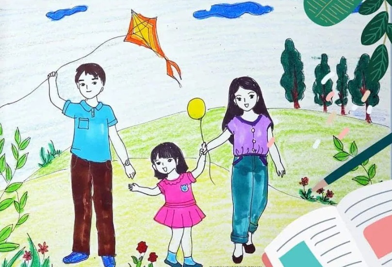 ve tranh gia dinh 26 jpg