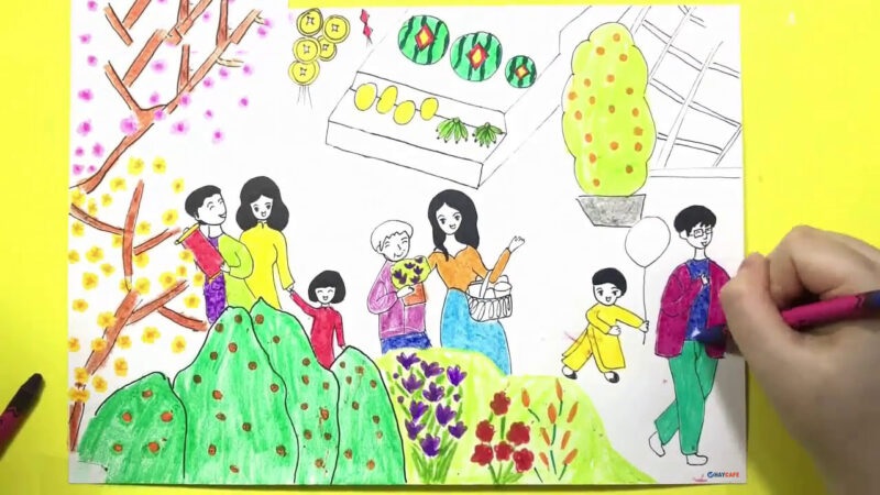 ve tranh chu de tu do 1 jpg