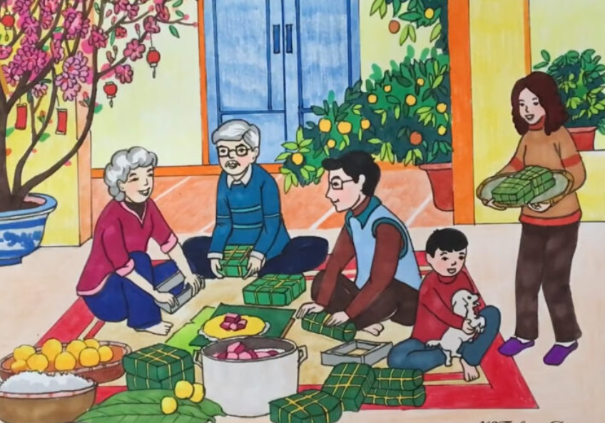 ve tranh chu de tu do 11 jpg