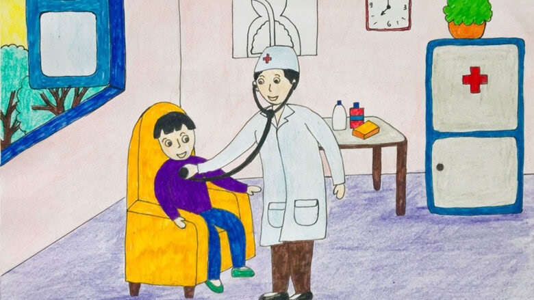 ve tranh chu de tu do 18 jpg