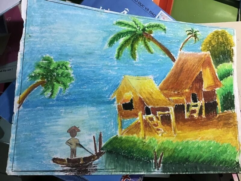 ve tranh chu de tu do 21 jpg