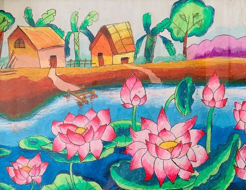 ve tranh chu de tu do 25 jpg