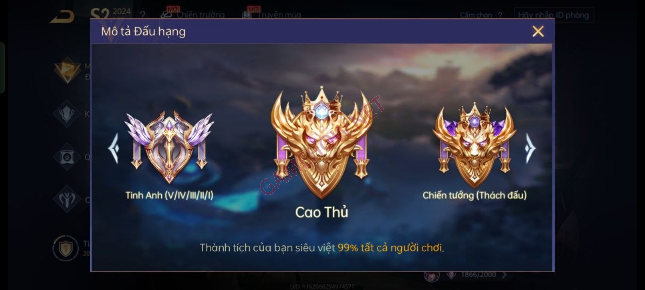 rank trong lien quan 5 jpg