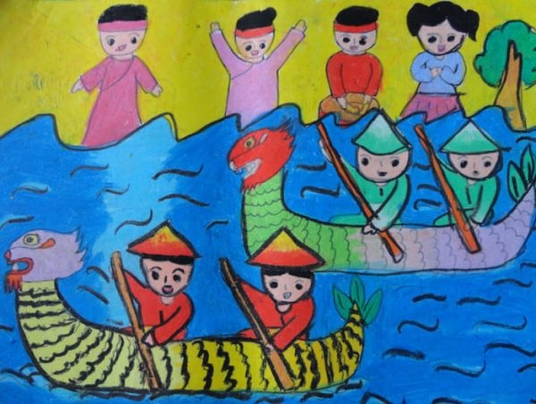 ve tranh de tai le hoi 12 jpg