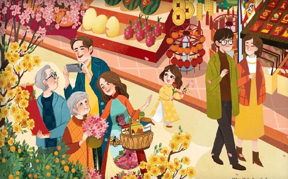 ve tranh de tai le hoi 15 jpg