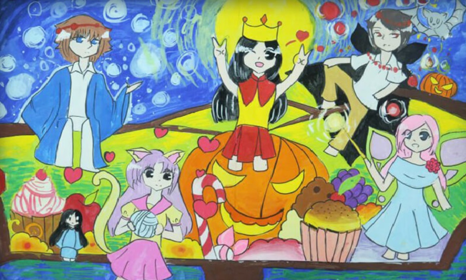 ve tranh de tai le hoi 19 jpg