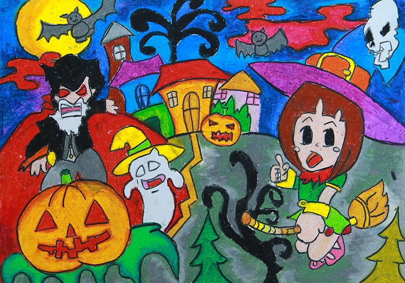 ve tranh de tai le hoi 21 jpg