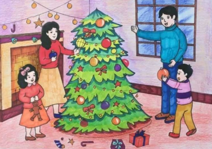 ve tranh de tai le hoi 26 jpg