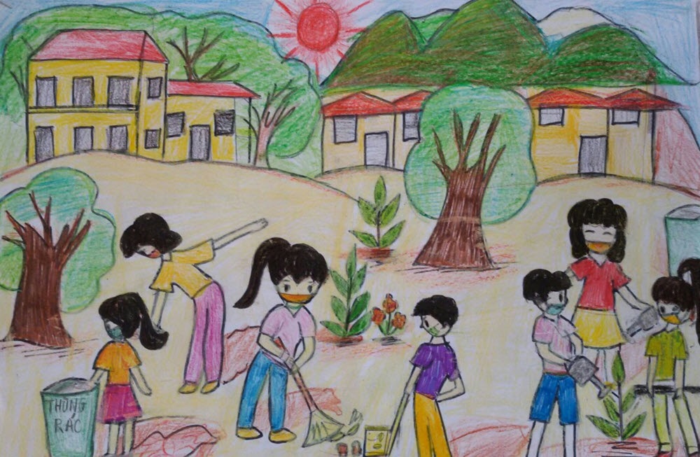 ve tranh de tai le hoi 31 jpg