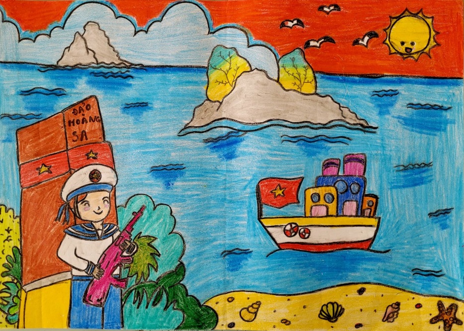ve tranh bien dao que huong 12 jpg