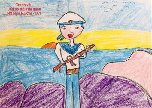 ve tranh bien dao que huong 18 jpg