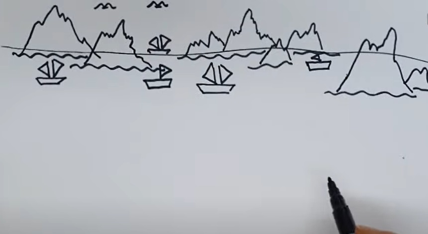 ve tranh bien dao que huong 20 jpg