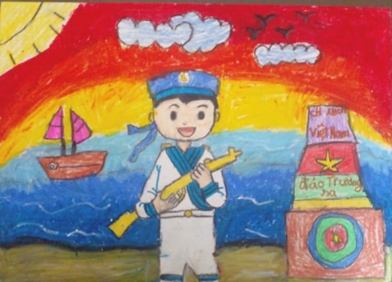 ve tranh bien dao que huong 7 jpg