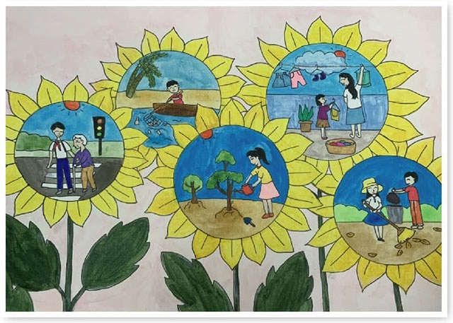 ve tranh thieu nhi lam viec tot 15 jpg