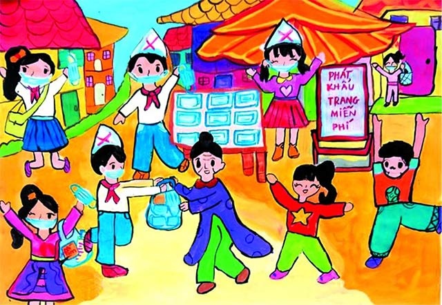 ve tranh thieu nhi lam viec tot 5 jpg