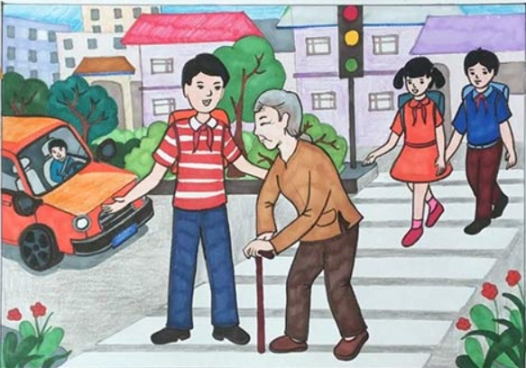 ve tranh thieu nhi lam viec tot 6 jpg