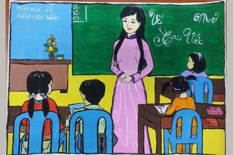ve tranh truong em 18 jpg