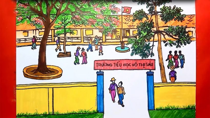 ve tranh truong em 7 jpg