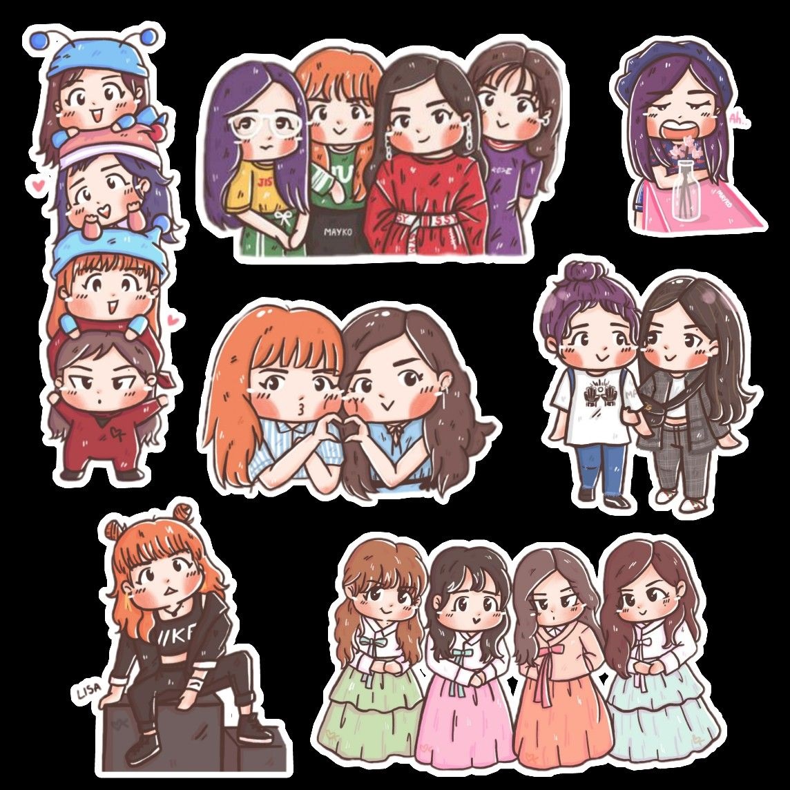 anh blackpink chibi 20 jpg
