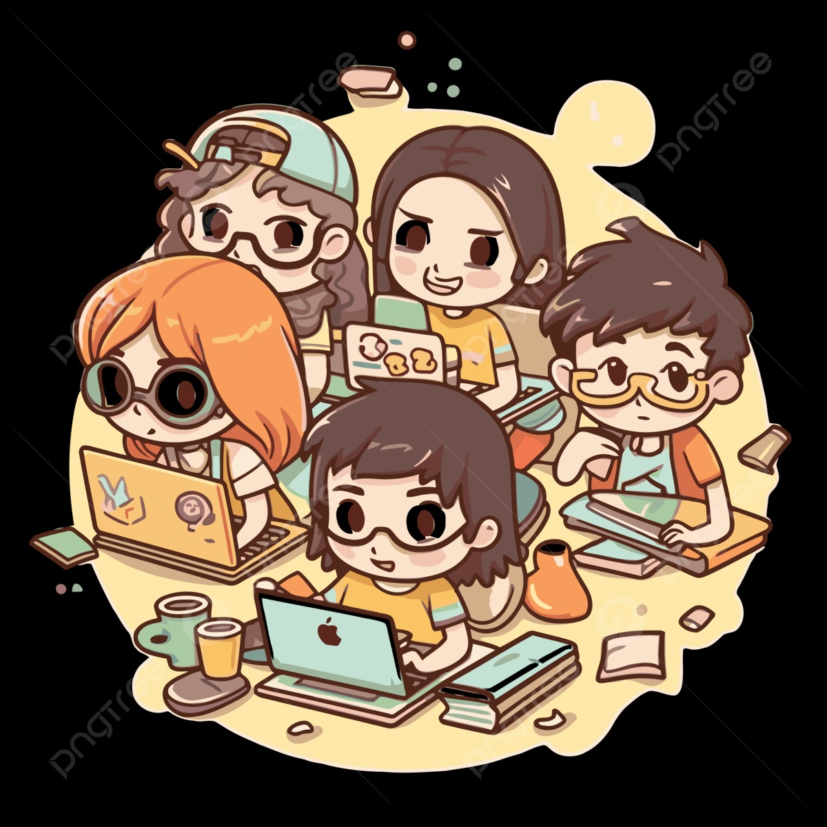 anh hoc sinh chibi 5 jpg