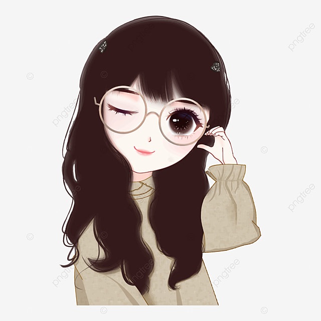 anh gai xinh deo kinh 9 jpg